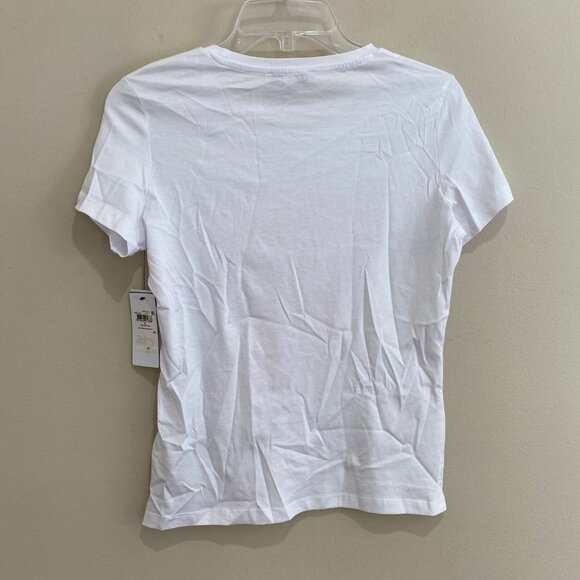 Guess White Graphic Call me Heartbreaker T-Shirt sz S - Picture 2 of 9